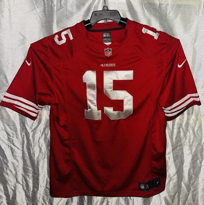 Camiseta deportiva cosida para hombre Nike On Field San Francisco 49ers Michael Crabtree #15 Lg. Foto 1 de 4