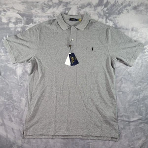 Polo Ralph Lauren uomo XLT grigia vestibilità classica soft touch polo nuova - Foto 1 di 6