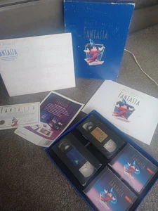 Disney Fantasia Deluxe Collector’s Edition VHS Box Set Sealed + COA 1991 - Picture 1 of 15