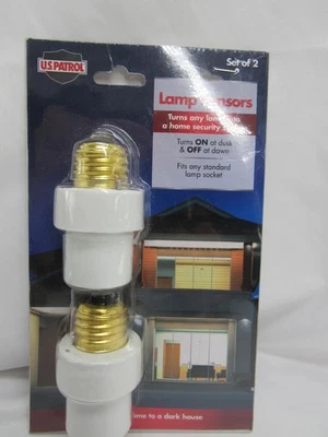 US Patrol Lamp Sensors Home Security System Fits Standard Sockets - Image 1 of 4