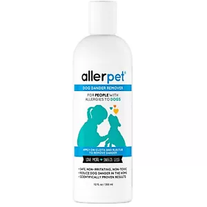 Allerpet Hundeschuppenentferner 12oz - Gut für Fell & Haut + KOSTENLOSE Anwendung Mitt - Bild 1 von 12