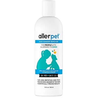 Allerpet Dog Dander Remover 12oz - Good for Fur & Skin