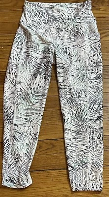 Pantalones de yoga BALLY estampado multicolor con bolsillos 23" cintura alta leggings para mujer pequeños Foto 1 de 4