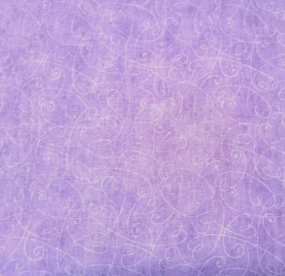 Loopy Hearts BTY Fabric Traditions Purple / Lavender - Image 1 of 3