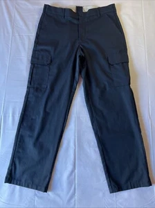 Vintage Red Kap Pants Mens 36 X 32 Navy Blue Cargo Khaki Chino Work Straight Fit - Picture 1 of 13