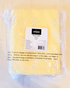 Eclipse Tree Tops Giraffe Yellow Nursery Rod-Pocket Curtain Panel, 42"x63" - Picture 1 of 2