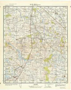 Mapa topográfico militar soviético ruso - ORNHOJ (Dinamarca), 1:50 000, edición 1962 - Imagen 1 de 5