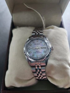 NEW ARMITRON NOW 75/2475SV SILVER S.S. WOMEN'S WATCH -needs battery - Picture 1 of 10