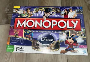 Monopoly Disney Edition gioco da tavolo 2009 con Golden Tinker Bell Mover NUOVO E SIGILLATO - Foto 1 di 7