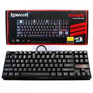 REDRAGON Kumara LED Backlit Mechanical Gaming Keyboard TKL (with Box) ● Fast ✉ - Picture 1 of 8