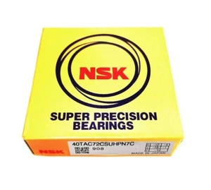 Axial Schrägkugellager 40TAC72CSUHPN7C NSK, NSK Ball Screw Support Bearing - Bild 1 von 5