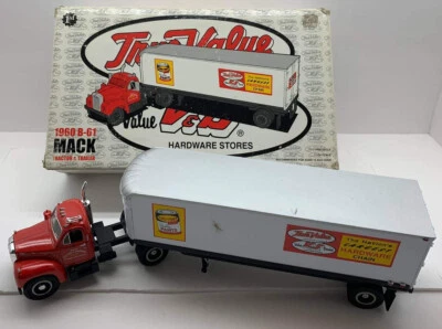 1960 B-61 Mack Tractor With Trailer Cotter And Company True Value 1st Gear 4 - Image 1 of 4