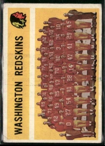 1960 Topps #132 Washington Redskins - Picture 1 of 2