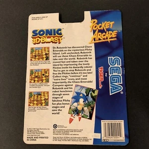 sonic 3d blast sega tiger Electronics Handheld Insert Cardboard Pocket - Bild 1 von 2