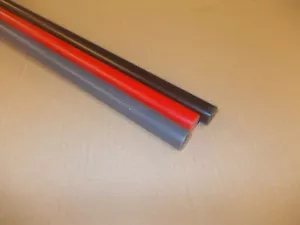 25 mm Dia PVC rod x 500 mm Engineering-machining-Lathe-model making-round bar - Picture 1 of 4