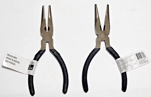 6" 6 Zoll Spitzzange mit Drahtschneider und kunststoffbeschichtetem Griff Griff - Bild 1 von 1
