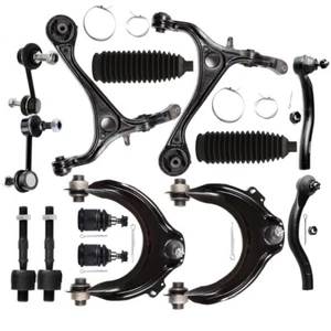 14Pcs For 2003-2007 Honda Accord Front Lower Upper Control Arms Tie Rod End Kit - Picture 1 of 4