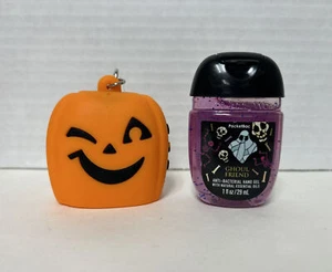 Bath & and Body Works Jack-o-Lantern Hand Gel Holder Clip Orange Pumpkin *Read* - Picture 1 of 3