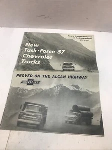 Chevrolet 1957 - New Task Force 57 Chevrolet Trucks - Here is dramatic new proof - Foto 1 di 2