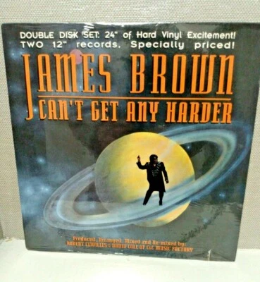 James Brown 'Can't Get Any Harder Album' Double 12" LP Record New Unopened - Image 1 of 2