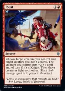 Joust x4 4x FOIL Throne of Eldraine NM MTG - Bild 1 von 1