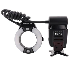 Meike MK-14EXT Makro TTL Ringblitz für Canon mit LED Hilfslicht - Bild 1 von 2