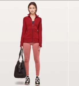 Giacca Lululemon Movimento To Movimento Rosso Sportivo Scuro Tg 4 - Foto 1 di 14