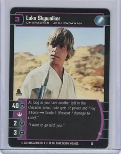 Star Wars TCG 2002 Promo #12 Luke Skywalker Jedi Padawan - Picture 1 of 2