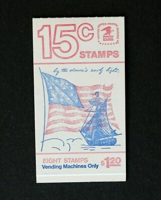 U.S. Scott #BK130 Booklet, $1.20 Flags, Mint in Excellent Condition - Image 1 of 2