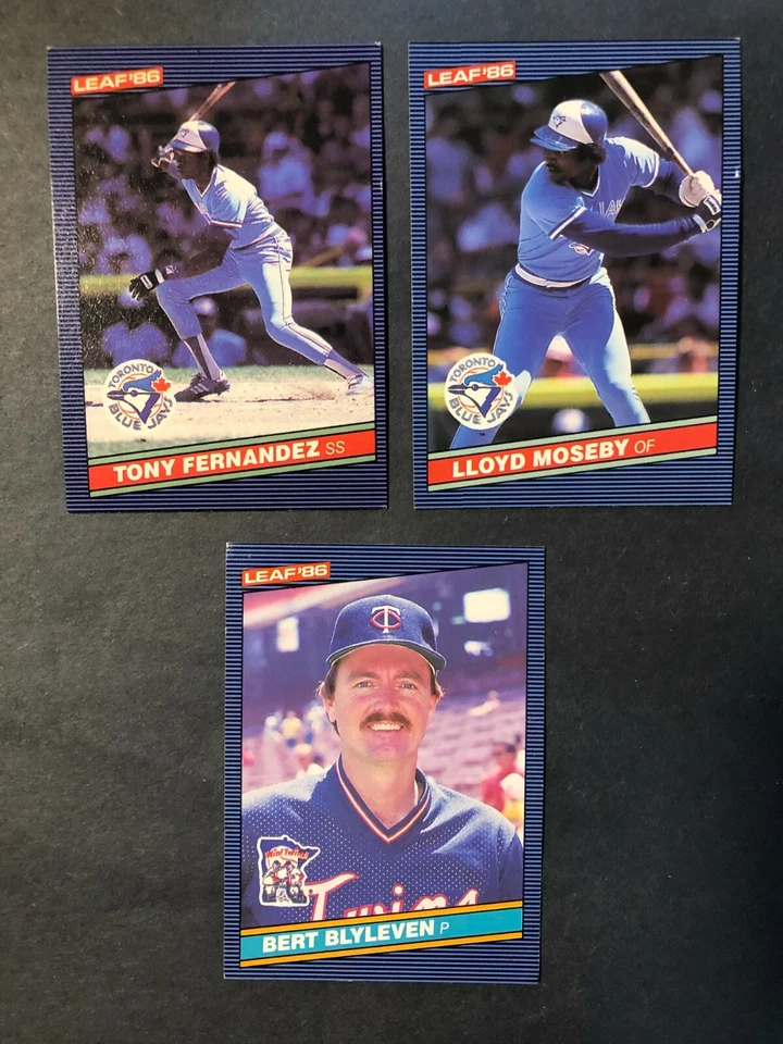 1986 DONRUSS LEAF CANADIAN BASEBALL CARDS YOU CHOOSE MLB CARD FREE SHIP VINTAGE - Image 1 of 1
