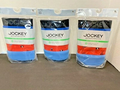 JOCKEY GENERATION 3-PACK COTTON STRETCH BOY'S BOXER BRIEFS SIZE 18-20~3 packs - Image 1 of 3