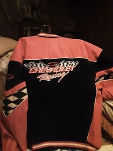 essex brand Chevrolet Racing suede leather coat - Picture 1 of 3