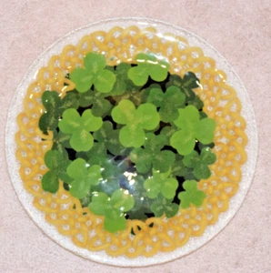 NEW! - Retired, Rare, PEGGY KARR Large 11" Clover, St. Patrick's, Green - Picture 1 of 1