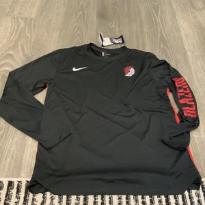 Nike Portland Trail Blazers Long Sleeve Shirt Dri-Fit Shirt Men’s Size: XL NWT - Picture 1 of 4
