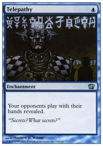 MTG magic cards 1x Telepathy 8th Edition NM-Mint, English - Picture 1 of 1