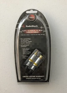 Radioshack 6 ft S-Video to RCA Video Cable - Picture 1 of 3