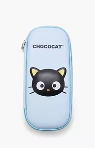 🐾NEW Chococat Pencil Case Double Zip Around Large Hard Case 3D Sanrio 🐈⬛ 💕 - Picture 1 of 3