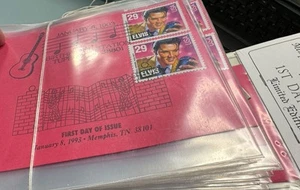 Lot Of 178 Elvis Presley First Day Issue 1993 Stamps w/ Envelopes - Picture 1 of 2