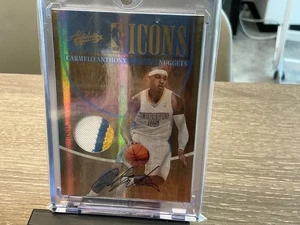 2010-11 Panini Absolute NBA Icons #12 Carmelo Anthony 3 Color Patch Auto 1/1 - Bild 1 von 3