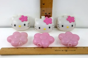 Sanrio Lot of 6 HELLO KITTY String Light Cover Set White Kitty Pink Bows - Picture 1 of 2