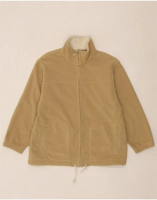 MARKS & SPENCER Womens Petite Fleece Jacket UK 18 XL Yellow Polyester CX06 - Image 1 of 3