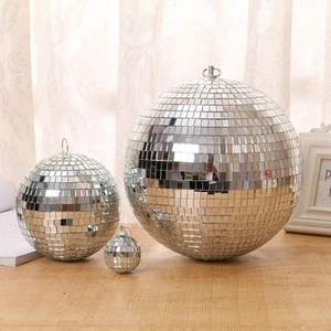 Ball Disco Mirror Ball Stage Christmas 5 10 15 20cm 5/10/15/20cm Diameter - Picture 1 of 23