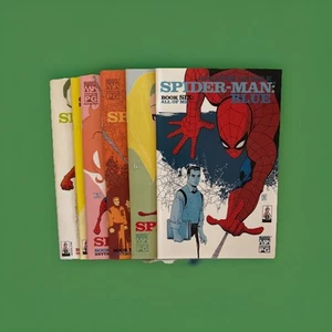 Spider-Man Blue 1-6 (2002 Marvel Knights) Complete Series Loeb & Sale Boarded - Picture 1 of 14