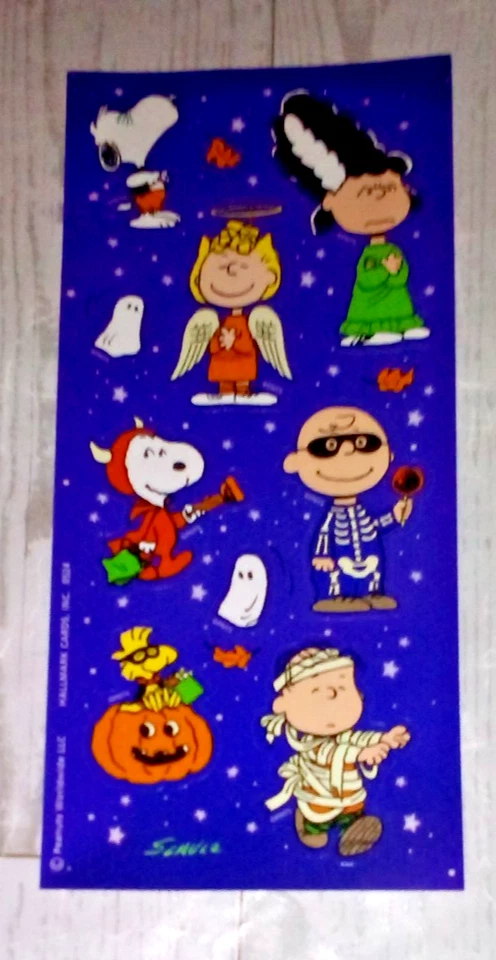 2 Sheets Snoopy Peanuts Stickers Peanut Worldwide Llc.