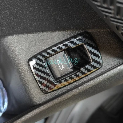 For 23-25 BMW X1 X2 Carbon Fiber Interior Trunk Switch Button Cover Accessories - Image 1 of 4