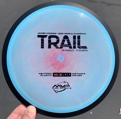 Axiom MVP Neutron Trail - Transitional Color Swirl James Conrad Series Disc Golf - Image 1 of 4