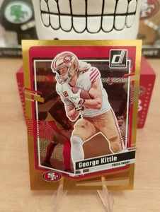 Donruss Football 2023 Press Proof Gold George Kittle 50/50 #271 - Bild 1 von 2