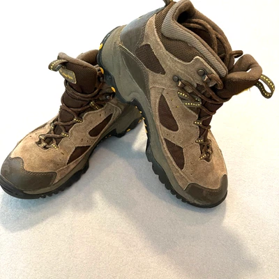 Columbia Men’s Waterproof Hiking Boots Brown Suede Mesh Size 7 BM3444-231 - Image 1 of 4