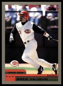 2000 Topps Greg Vaughn 113 Cincinnati Reds - Picture 1 of 2