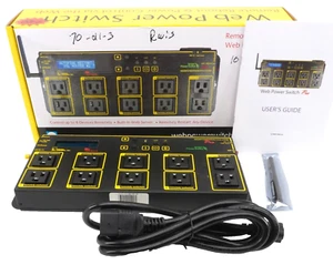 PRO! Digital Loggers Web Power Switch Smart Wifi/Ethernet Controlled Lot C - Picture 1 of 12